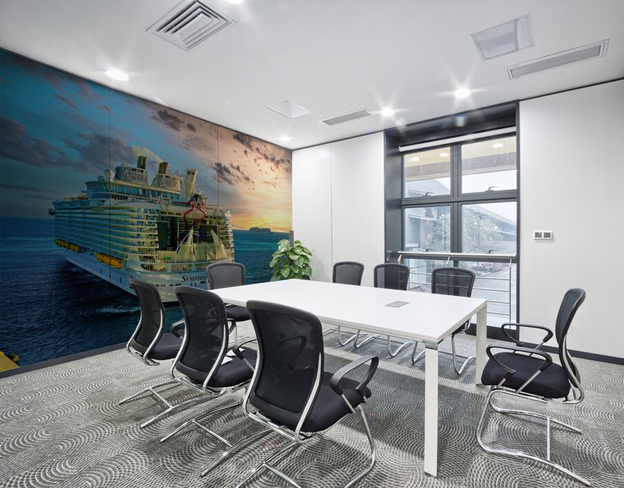 Symphony of the Seas Leaving CocoCay Wall Printing