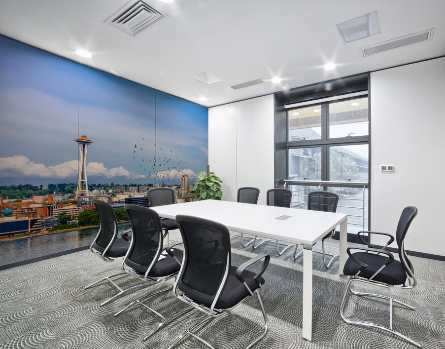 Seattle From Sea Wall Printing