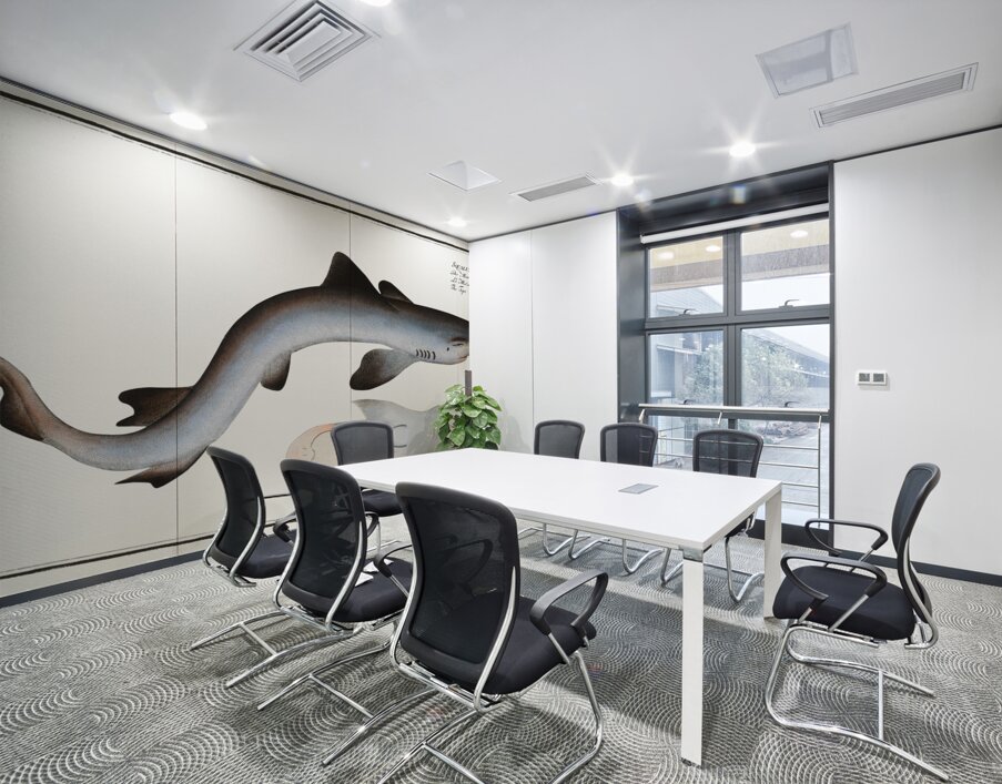 School Shark Wall Printing