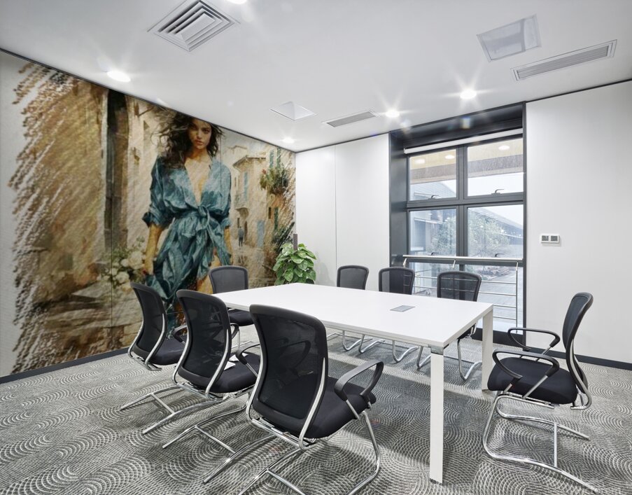 Enchanting Elegance in the Old City Wall Printing