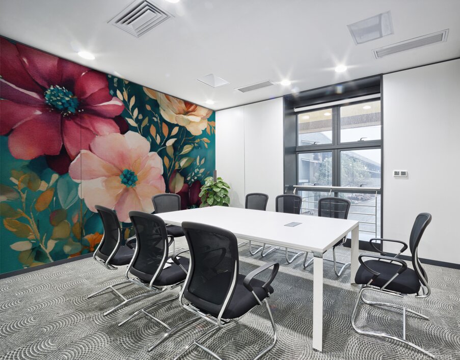 modern With 3d art Wall Printing