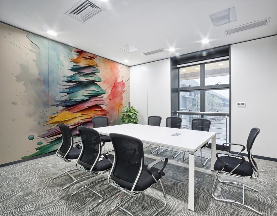 Christmas tree Wall Printing