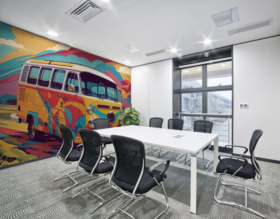 hippie van Wall Printing