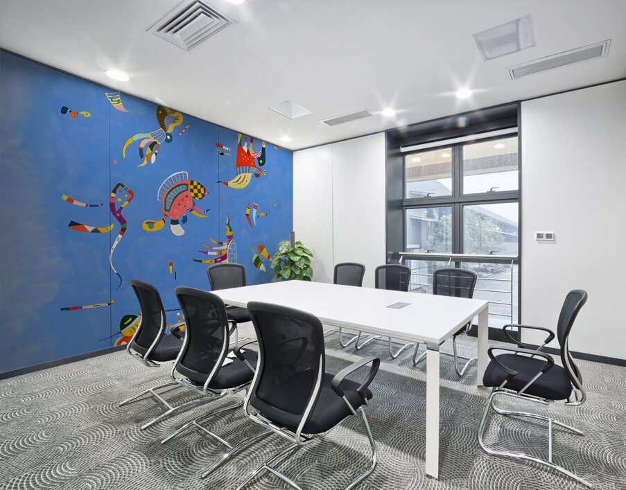 Wassily Kandinsky - Sky Blue 1940 Wall Printing