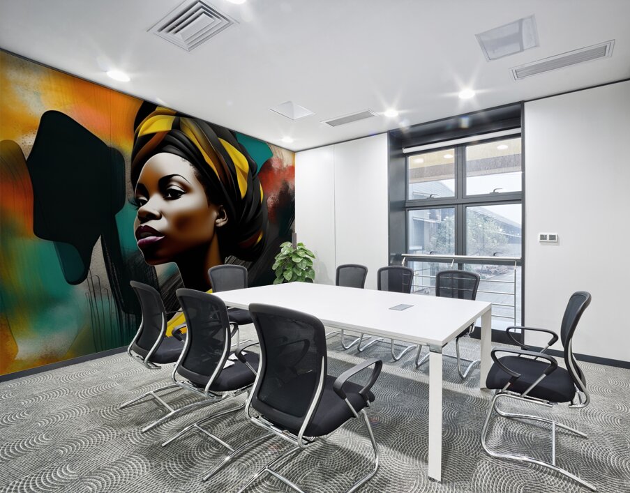 African Lady 18 Wall Printing