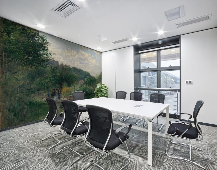 Pierre Auguste Renoir 1841 1919 A Road in Louveciennes 1870 Wall Printing