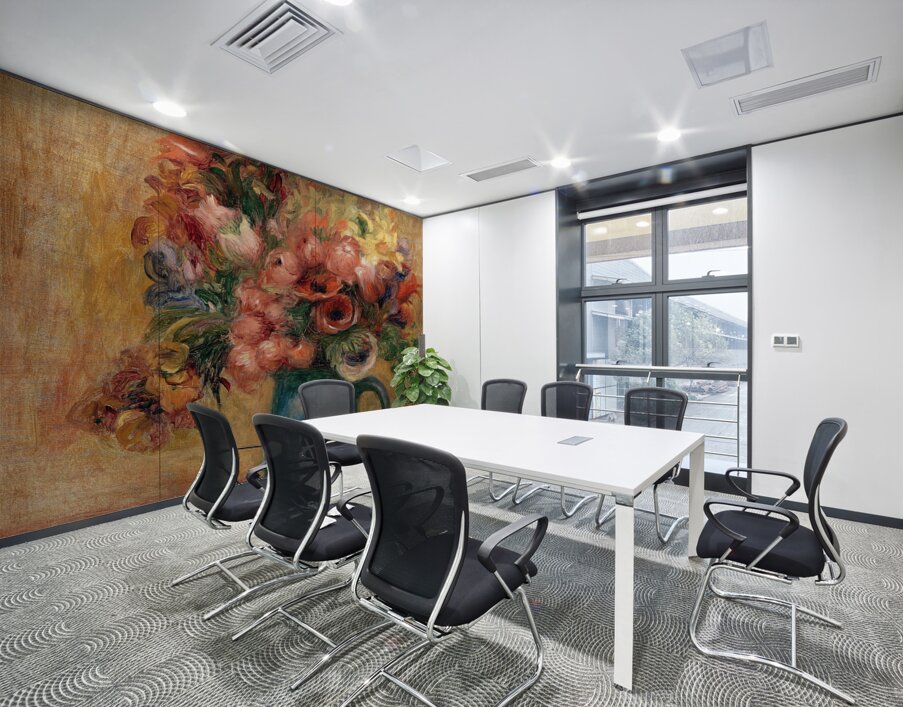 Pierre Auguste Renoir 1841 1919 Vase of Flowers Vase de fleurs  1889 Wall Printing