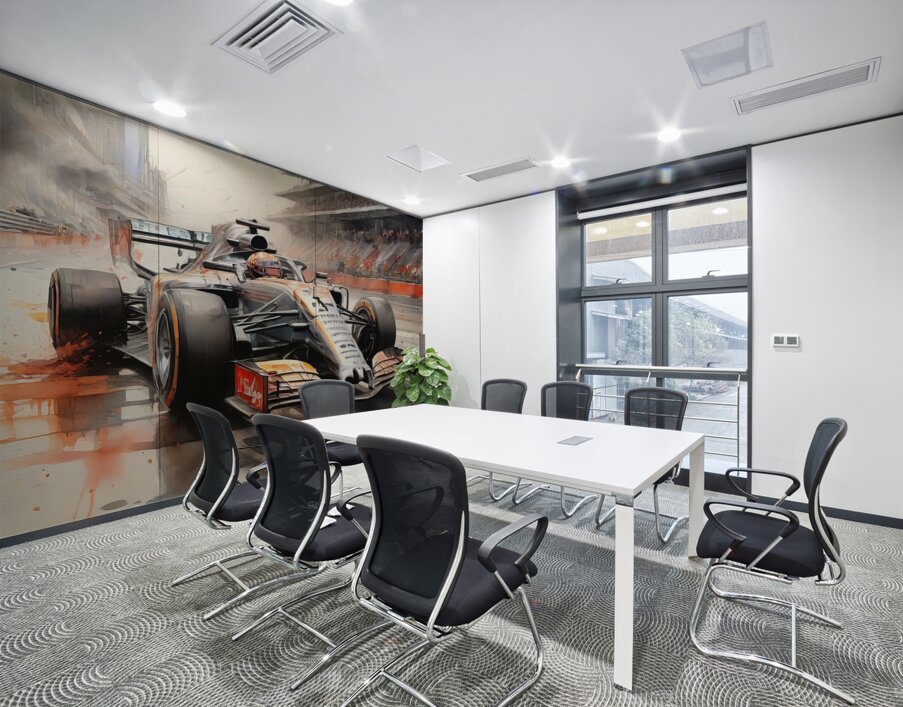 formula 1 race Wall Printing