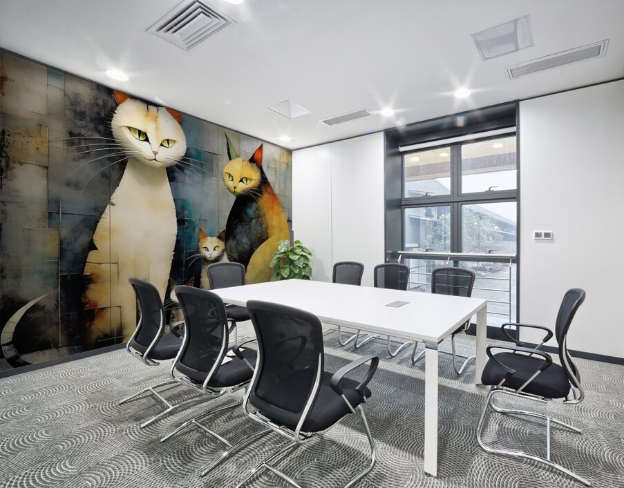 cat family Wall Printing