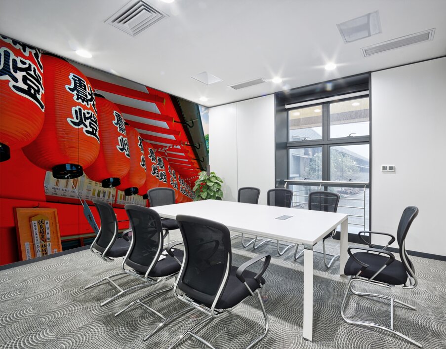 Japan - The Red Temple 15 Wall Printing