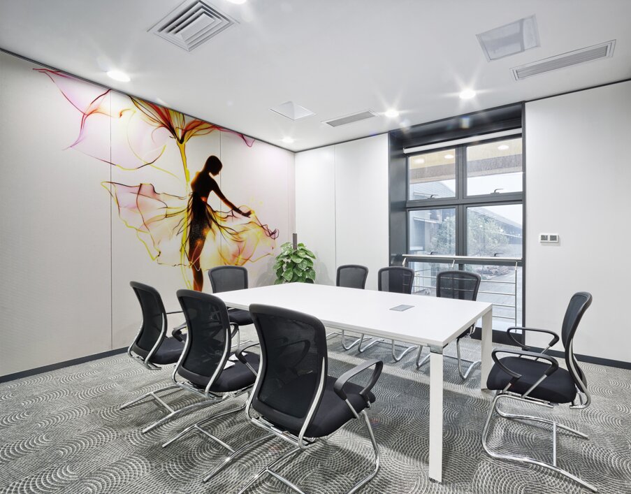 Flower Icon Wall Printing