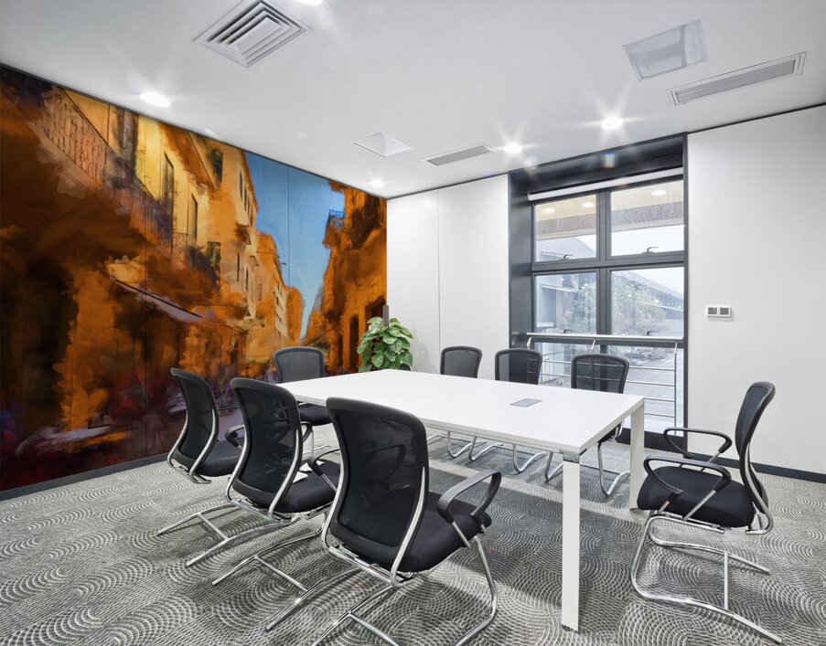 Street of Sunkiss Wall Printing