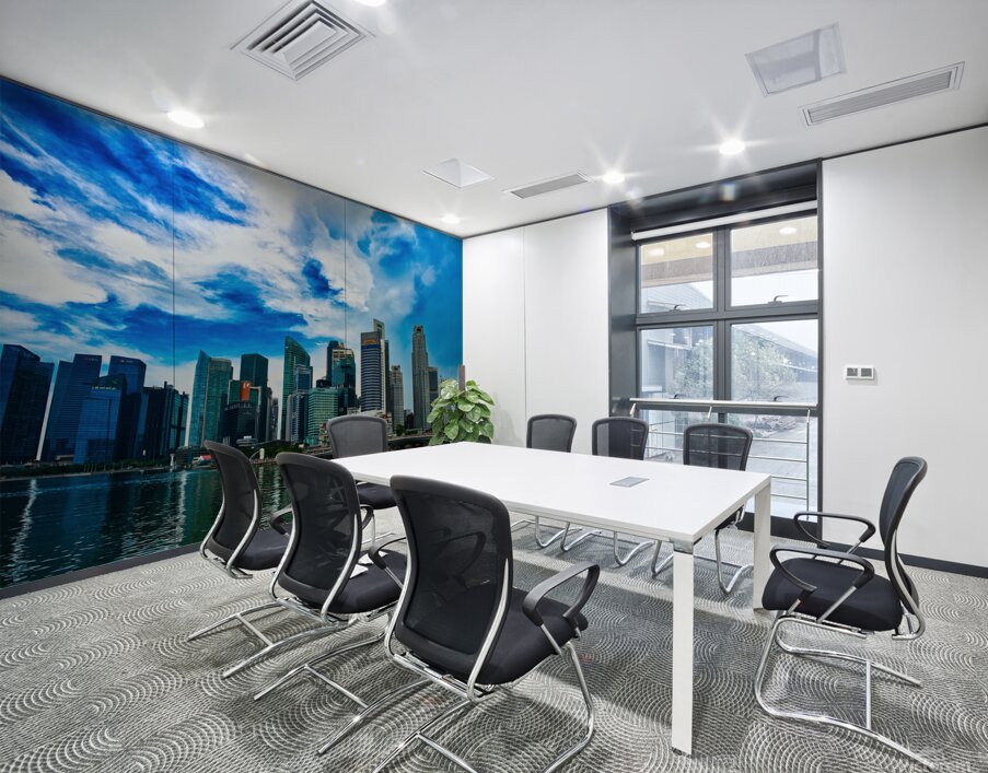 Marina Bay Skyline Singapore Wall Printing