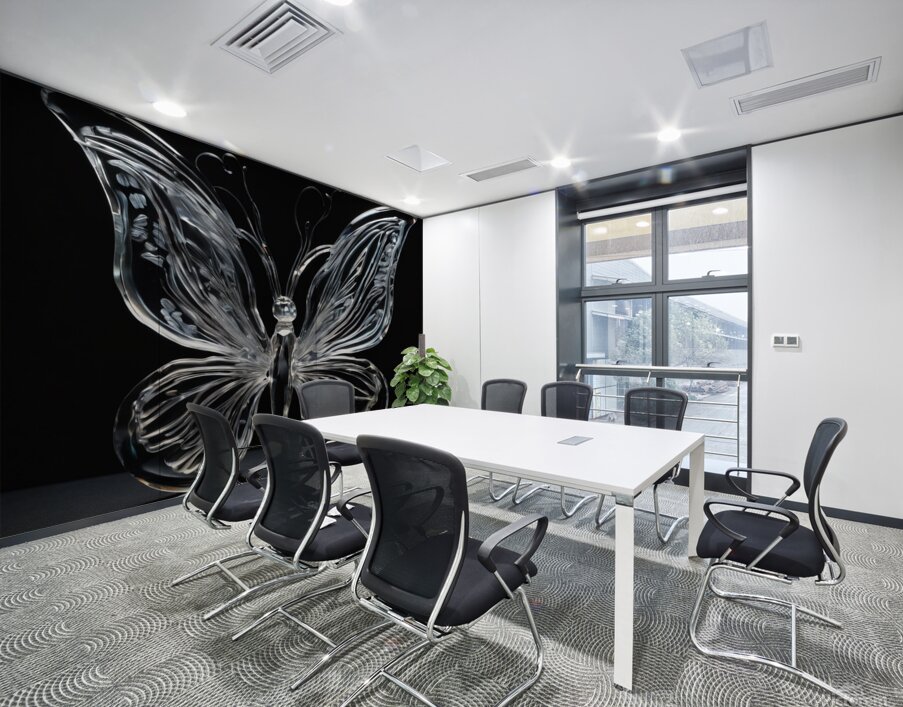 a breathtaking crystal quartz glass sculptu ofdel Wall Printing