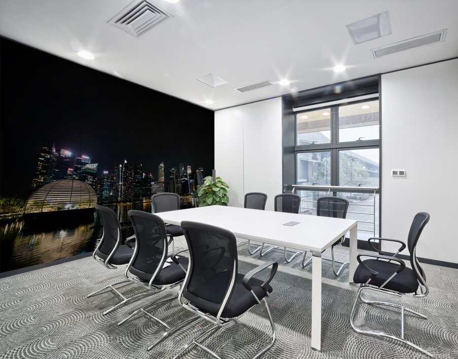 Reflections of Marina Bay Wall Printing