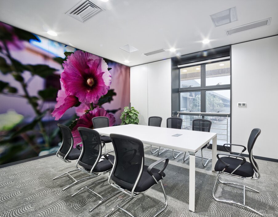 Wild Bloom in Tombstone Wall Printing