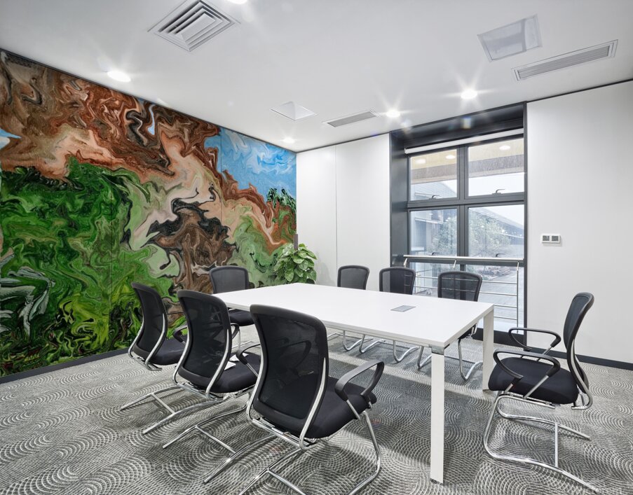 Abstract 206 by Binod Dawadi Wall Printing