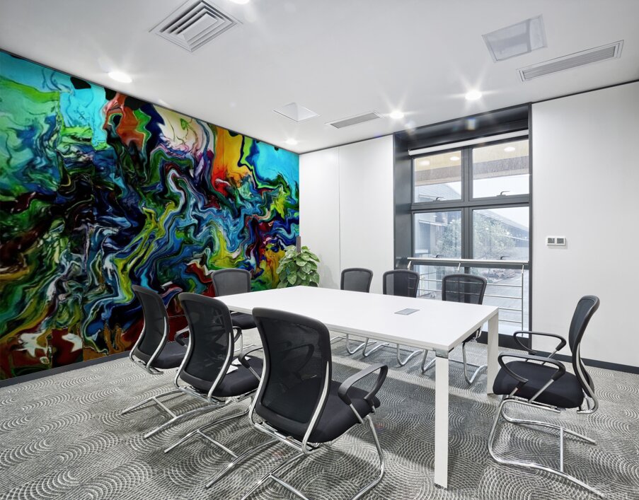 Abstract 98 by Binod Dawadi Wall Printing