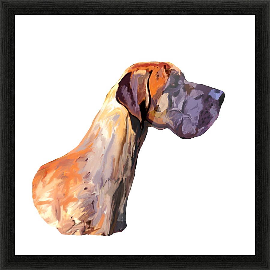 Great Dane Kjhart Canvas Great Dane Picture Frame Printing