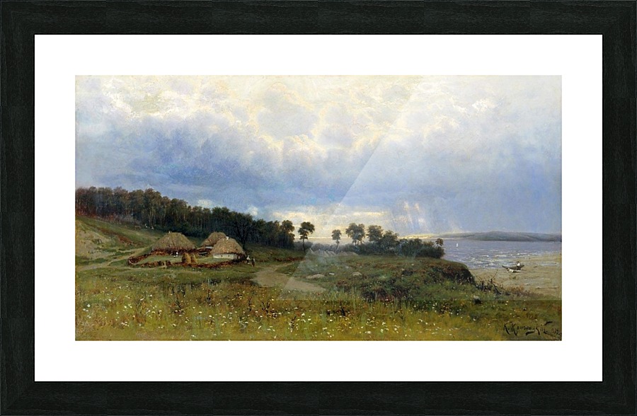 Before the rain Picture Frame print