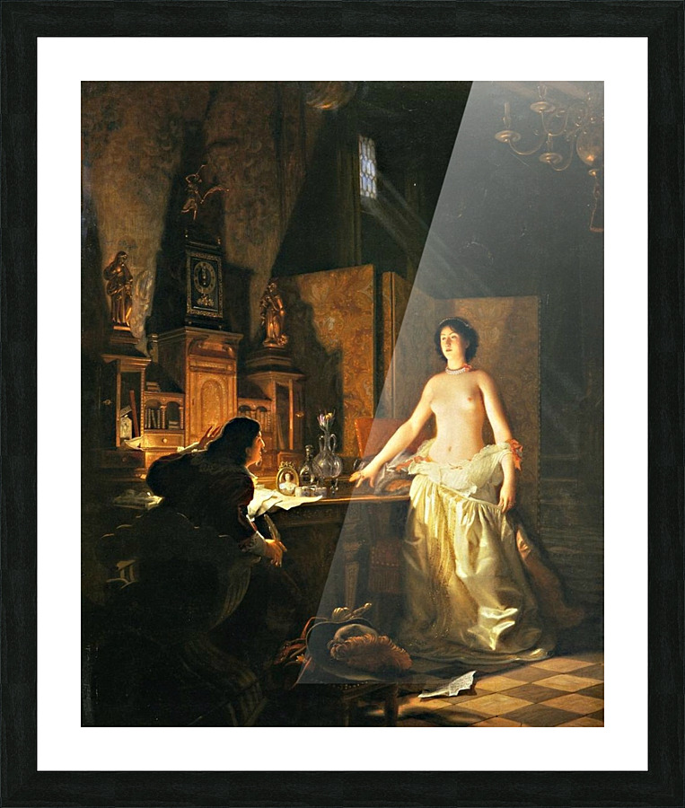 Mademoiselle de Maupin Picture Frame print