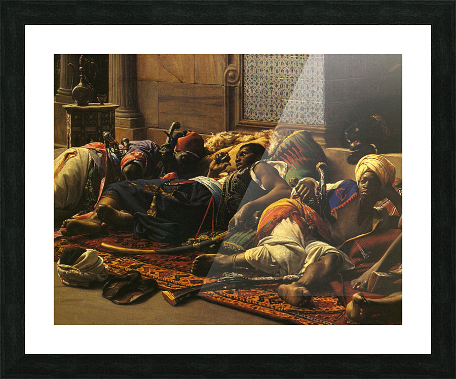 Gates of the seraglio Picture Frame print