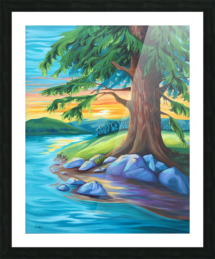 Guardian of the Bend Picture Frame print