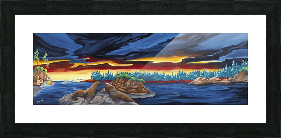 Sun Salutations Picture Frame print