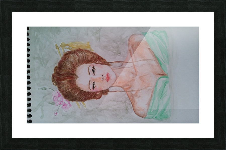 moderna geisha watercolor 2 Picture Frame print