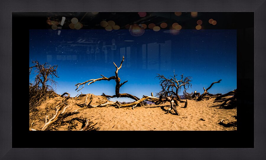 Death Valley Night Picture Frame print