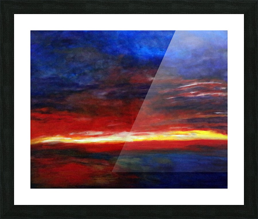 Aries Fire Picture Frame print