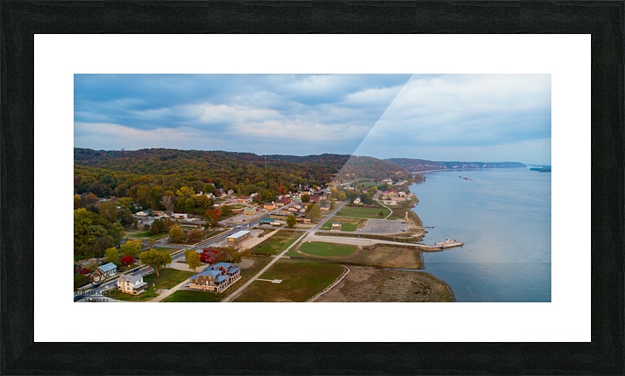 Grafton, IL City Picture Frame print
