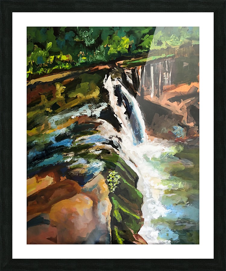 Waterfall Picture Frame print