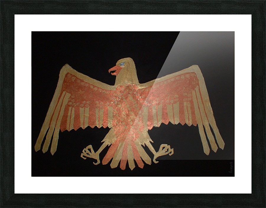 Golden Eagle Picture Frame print