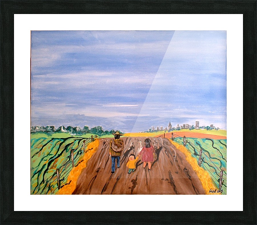 Moving to town Picture Frame print