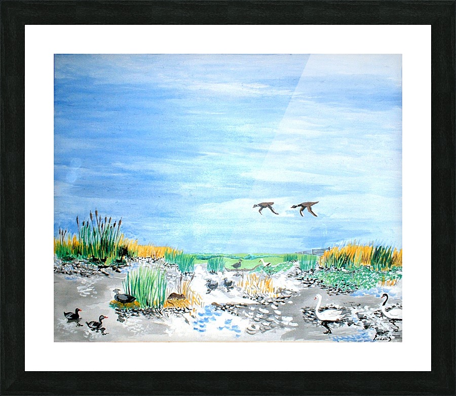 Lagoon Picture Frame print