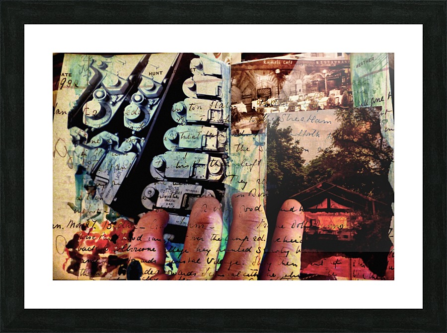 Collage 1932 Hunting Journal D De G Canvas Collage 1932 Hunting Journal Picture Frame Printing