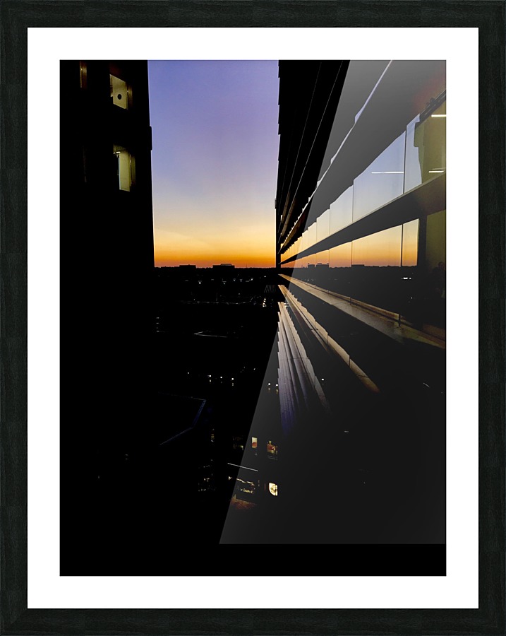 Clemson Sunset Picture Frame print