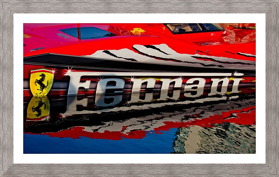 Ferrari Picture Frame print