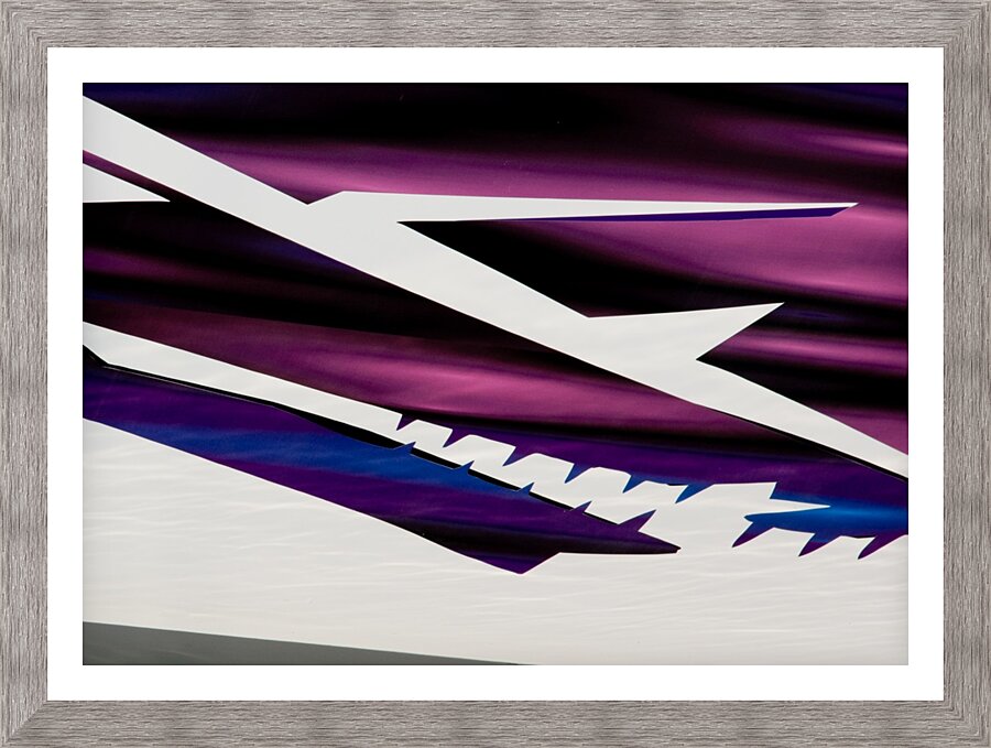 Purple Picture Frame print