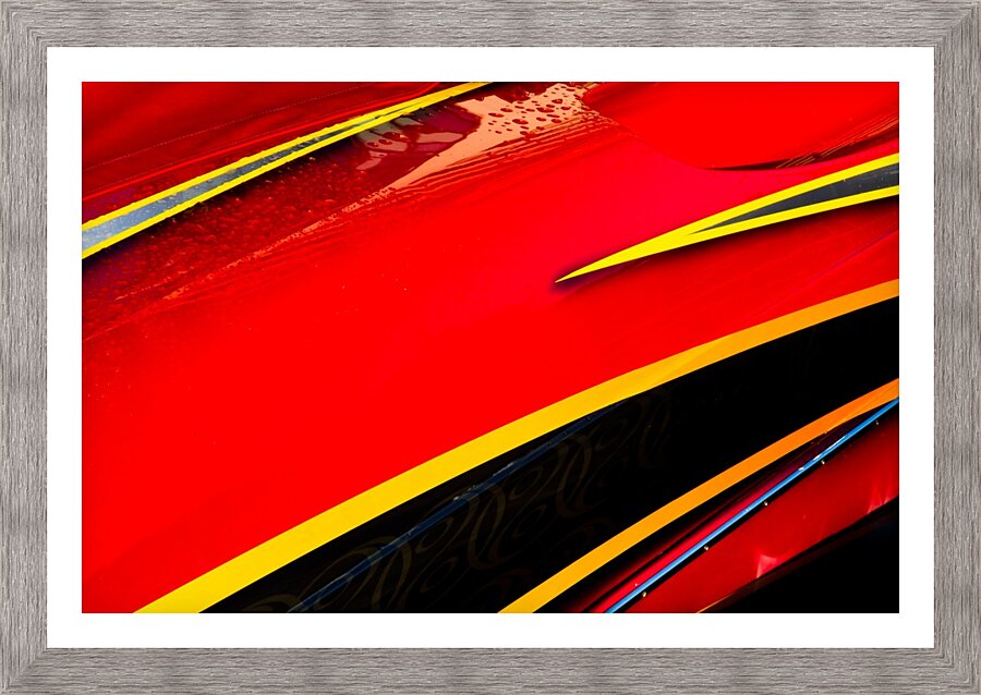 Angled Picture Frame print