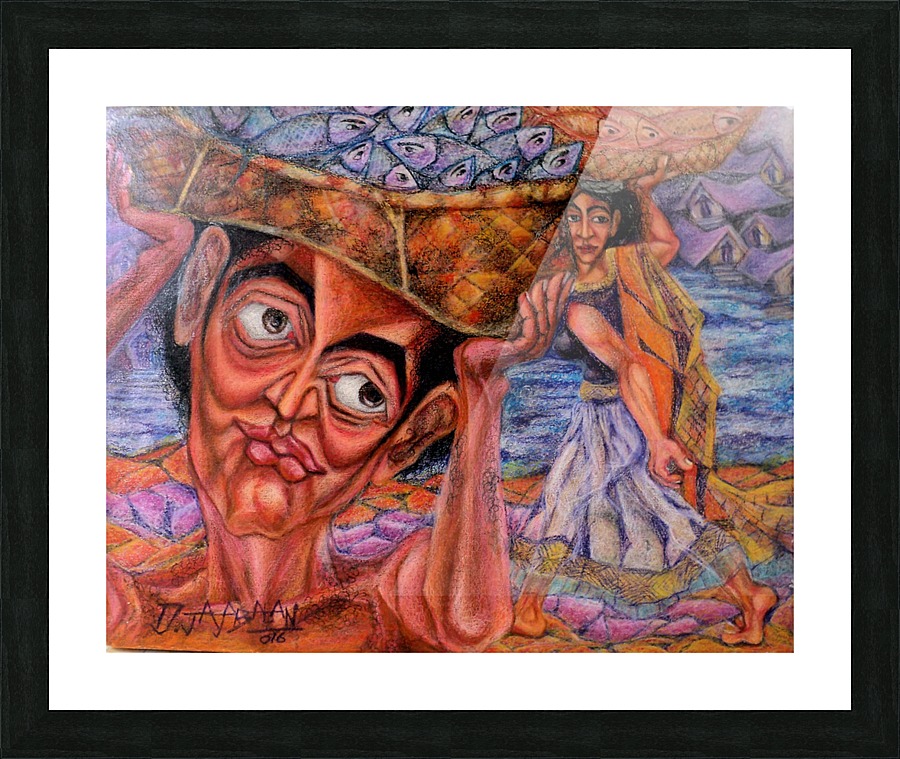 Fisher Couple_1524638718.29 Picture Frame print