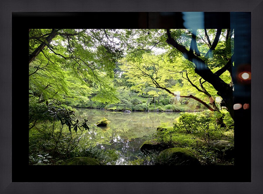 Tokyo Garden Picture Frame print