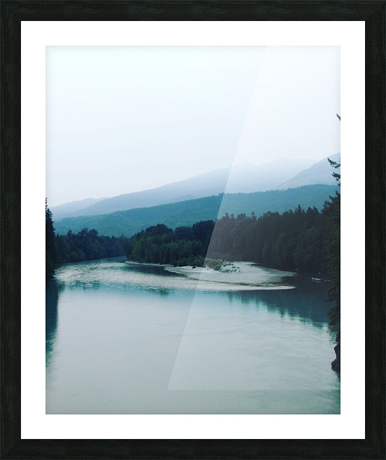 Blue haze Picture Frame print