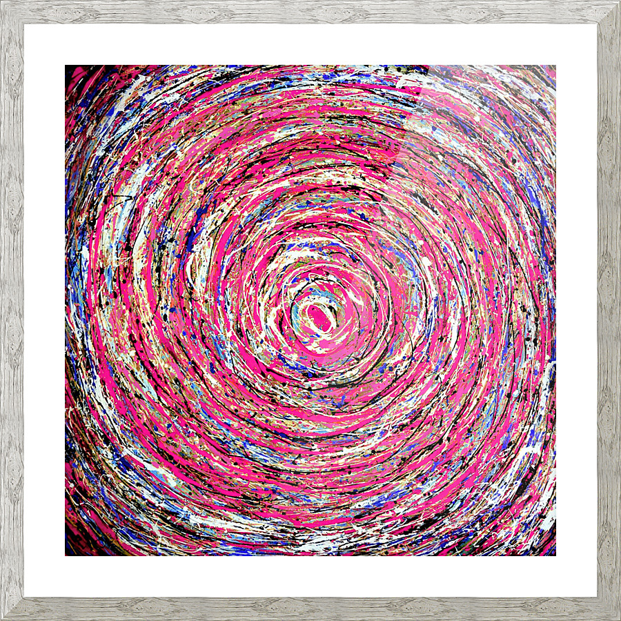 Circles Picture Frame print