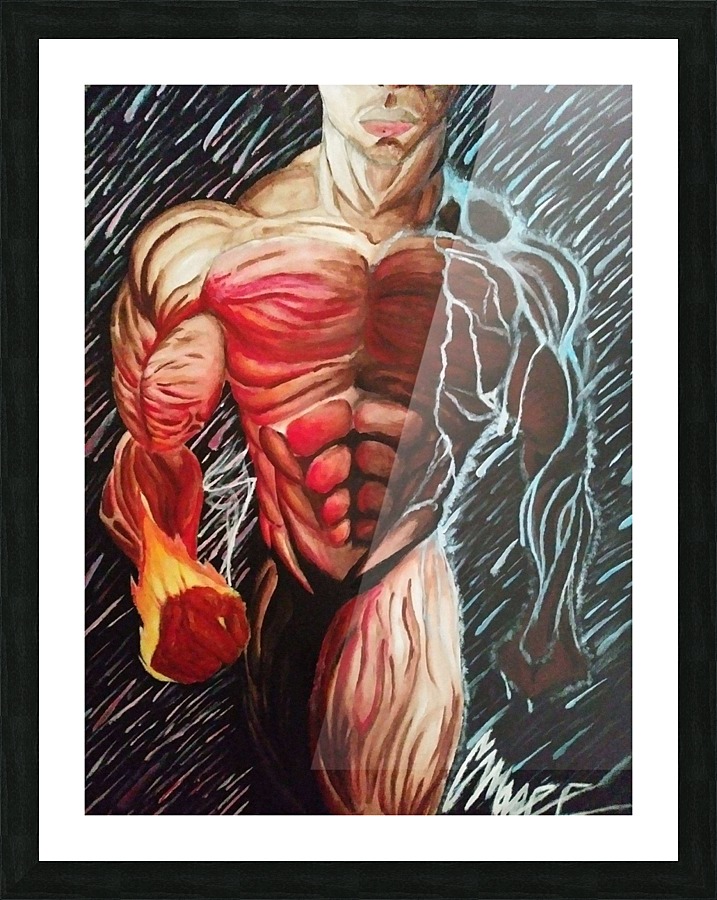 Rising Pheonix  Picture Frame print