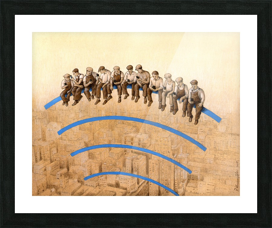 workers Picture Frame print