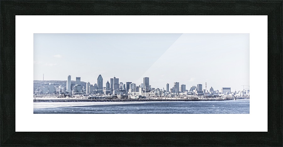 Montreal skyline Quebec Canada Picture Frame print