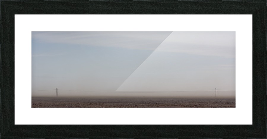 Sand road in Iceland Picture Frame print