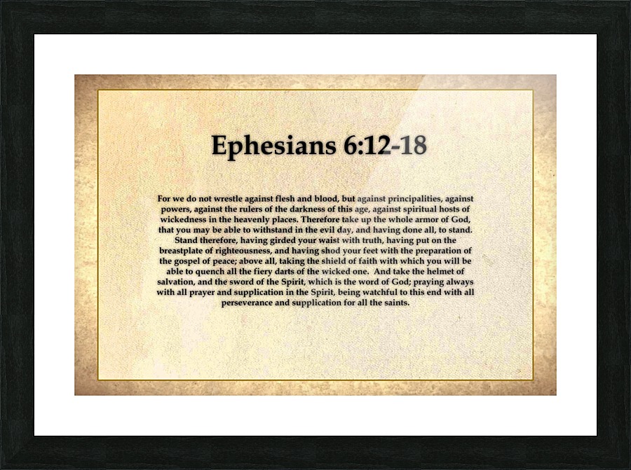 Ephesians 6 12 18 Espirit Images Canvas Ephesians 6 12 18 Picture Frame Printing